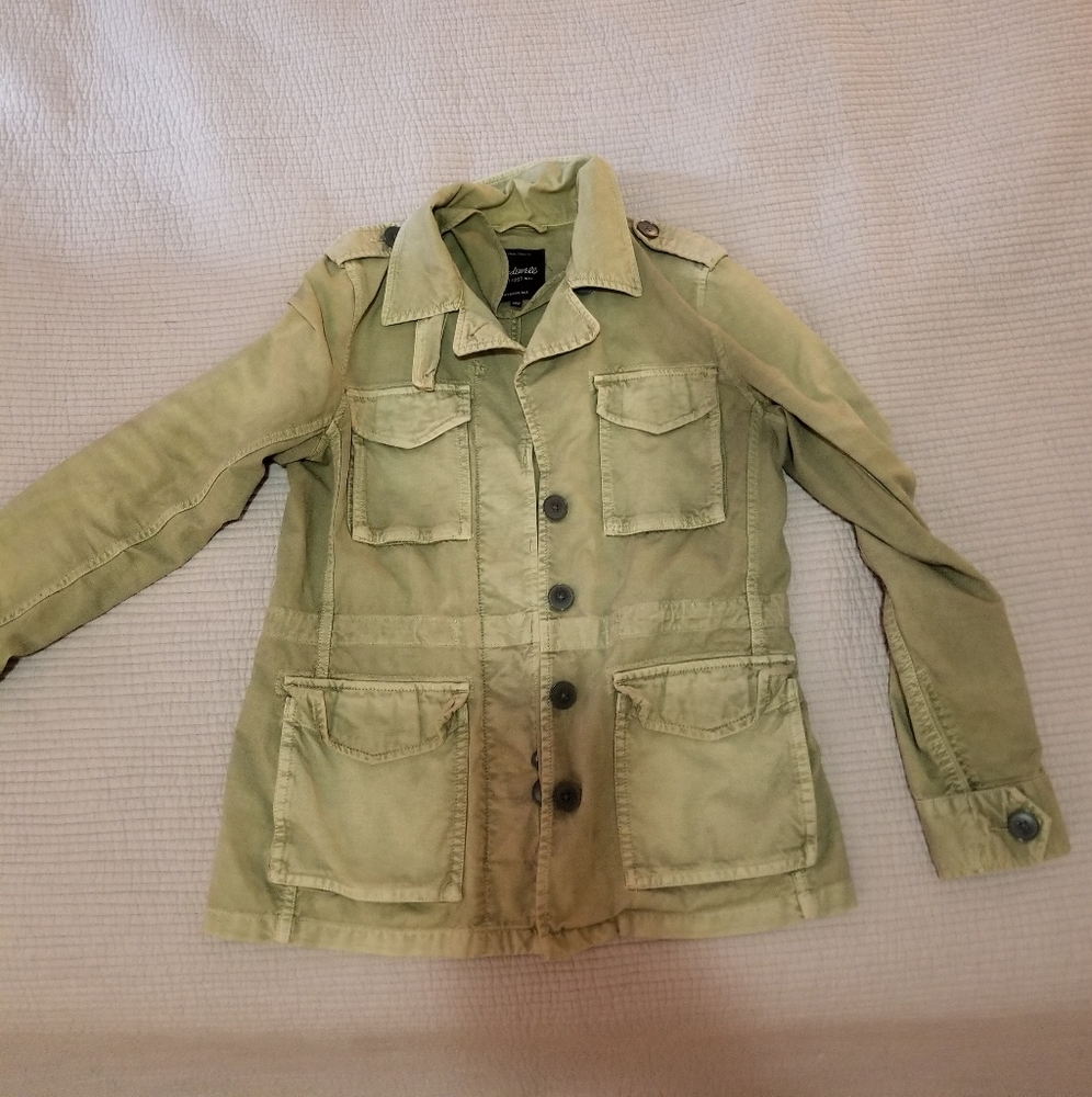 Madewell military style canvas jacket